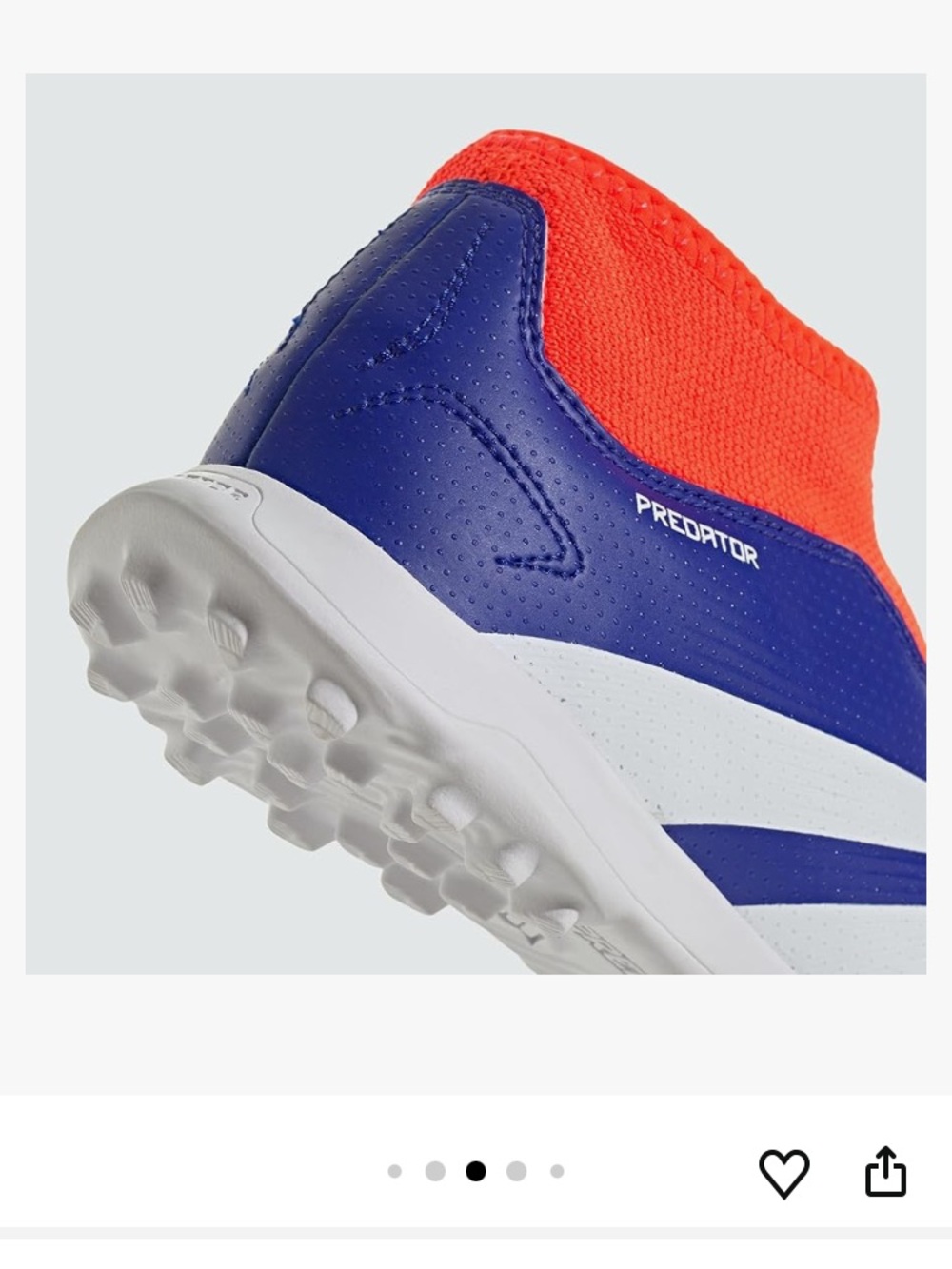 adidas Kids Predator Turf Shoes - Blue/Orange/White
